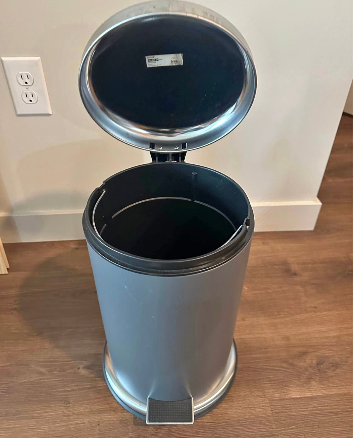 Ikea MJÖSA Stainless Steel Pedal Trash Can